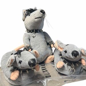 Dolls kill Punk Rat bundle of backpacks and home slippers